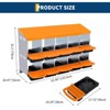 10-Hole Chicken Nesting Box - Roll-Away Egg Design, Removable Lid for Easy Cleaning Perfect for Chicken Coops & Poultry Farms, Without Legs - 2 of 4