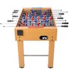 54in Soccer Table with 4 Balls 1 Cup Holder 2 Counters, Arcade Competition Sized Hurricane Foosball Table, Family Sports Game Table for Home - 2 of 4
