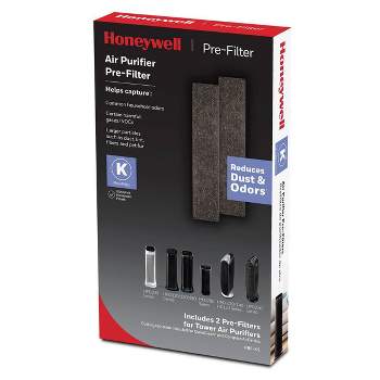 Honeywell 2pk Household Odor & Gas Reducing Pre-Filter K