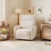 Power Recliner Chair, Upholstered Leather Swivel Rocker Glider Recliner Nursery Chair with USB Port, Ergonomic Designed Single Sofa Seat - 4 of 4