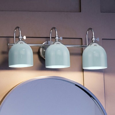 Urban Ambiance Luxury Vintage Bath Light 9''H x 24''W,  Polished Chrome Finish,  Jacksonville Collection, UHP4312