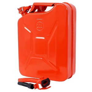 1 pcs 20 Liter/5 Gallon Fuel Can With Flexible Spout Petrol Diesel Storage Can Portable Cans Fuel Tank Steel Fuel Can - 1 of 4