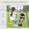 Dexmalle 3 in 1 Kids Metal Swing Set - 3 of 4