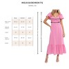 August Sky Women's Smocked Empire Waist Midi Dress - 4 of 4