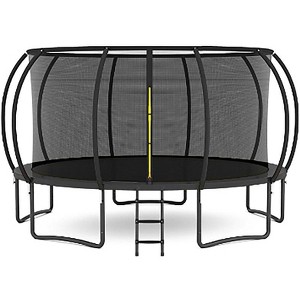 Okak 12/14/16FT Trampolines with Inner Safety Enclosure Net, Kids Trampoline with Ladder and Spring Cover Padding, Rebounder for Garden,Yard - 1 of 4