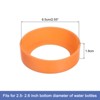 Unique Bargains Silicone Protective Water Bottle Bottom Boot for 65mm 4 Pcs - 2 of 4