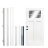 Lirago 36"x80" White Fiberglass Reinforced Composite Entrance Door with 4-9/16" Frame - 2 of 4