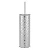 Home Mart Goods Modern Light Grey Toilet Brush Set with Holder - 16" Tall - 2 of 4