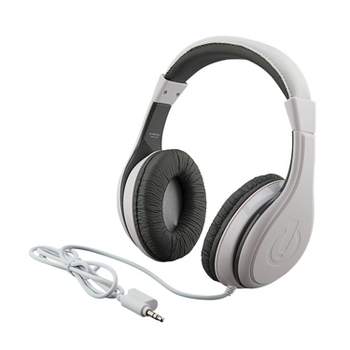 eKids White Wired Headphones for Kids, Over Ear Headphones for School, Home, or Travel - White (EK-140W.EXV0)