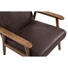 NicBex Accent Chair 25.38'' Wide Classic Wood Frame Arm Chair Lounge Chair Modern Reading Chair Comfy Chair for Living Room - 2 of 4