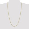 Black Bow Jewelry 2.25mm 10k Yellow Gold D/C Quadruple Rope Chain Necklace - 2 of 4