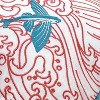 RightSide Designs Trop Punch Coral Waves & Fish Embroidered Indoor/Outdoor Throw Pillow - 2 of 4