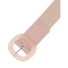 INSPIRE CHIC Women Woven Wide Stretch Straw Rattan Plastic Buckle Elastic Belts 1Pc - 2 of 4