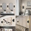 Luxury Brass Glass Wall Sconces ，Brass Wall Lights for Bathroom Vanity(Including Bulb) (Set of 2) - 3 of 4