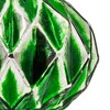 NAYSAYE Party Decoration and Accessories Glass Christmas Ball Ornaments Set of 8 for Christmas Tree Decorations, Green, 4.2"*5.1"*0.5" - 4 of 4