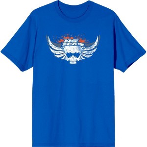 No Fear Skull With Wings Logo Adult Crew Neck Short Sleeve Tee - 1 of 2