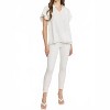 Women's Ruffled Flutter Sleeve Blouse - entro - 4 of 4