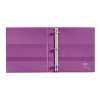 Avery 1" Heavy Duty Ring Binder with Clear Cover, 8.5" x 11" - Orchid - image 4 of 4