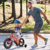 INFURNIC Bicycles 18 Inch Kids Bike with Training Wheels and V Brake for 3 to 5 Year Olds, Red, 49.5"*21.6"*28.3" - 3 of 4