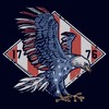 Men's Lost Gods Americana Eagle 1776 T-Shirt - image 2 of 4