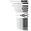 ZWILLING Twin Gourmet Classic 18-pc Knife Block Set, German Stainless Steel, 3 Rivet Handle, No-Stain, Includes Shears Honing Steel, Made in Spain - 3 of 3