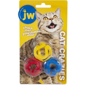 JW Pet Cat Crazies Toy - Assorted 3 pack - 1 of 3