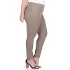 Rekucci Curvy Woman Ease into Comfort Skinny Pants with Tummy Control | Pull-On Stretch Work Pants - 2 of 3