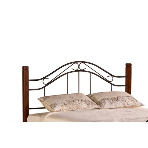 Metal Frame Hilale Furniture, Metal Bed Frame With Curved Headboard