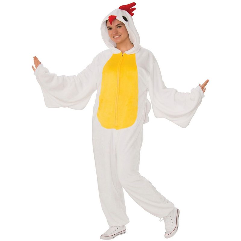 Rubie's Adult Chicken Comfy Wear Halloween Costume, 1 of 4