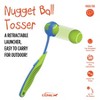 Pet Nugget Ball Tosser, Tennis Ball Launcher Retrieving Dog Toy in Green - image 2 of 4