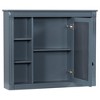 NicBex Wall Mounted Bathroom Storage Cabinet,35'' x28'' Medicine Cabinet with 6 Open Shelves and Mirror,Bathroom Storage Cabinet for Bathroom - 4 of 4