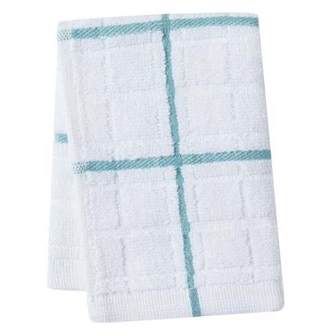 Threshold 5pk Cotton Assorted Kitchen Towels Blue - Threshold