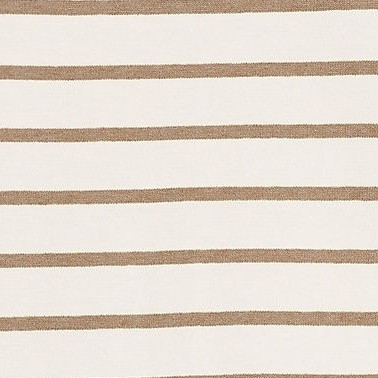 ivory/pecan wide stripe