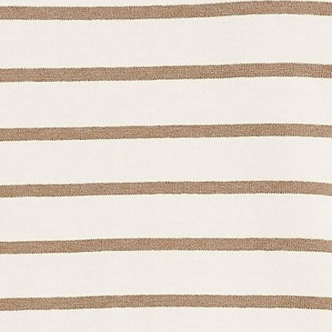 ivory/pecan wide stripe