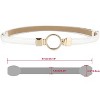 Unique Bargains Women's Metal Buckle Adjustable Thin High Waist Belt - 3 of 4