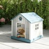 31" Weatherproof Outdoor Dog House with Apex Roof ¨C Durable Kennel Shelter for Medium Dogs - 2 of 4