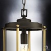 Urban Ambiance Luxury Vintage Outdoor Pendant,  15-7/8"H x 9-3/4"W,  Architectural Bronze, UHP1092 - 4 of 4