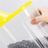 Basicwise BPA-Free Plastic Food Saver, Kitchen Food Cereal Storage Containers with Graduated Cap - image 4 of 4