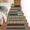 Washable Modern Geometric Patchworked Area Rugs, Soft Non Slip Contemporary Floor Carpet for Home Office - 2 of 4