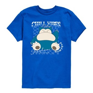 Boys' - Pokémon - Snorlax Chill Vibes Short Sleeve Graphic T-Shirt - 1 of 4
