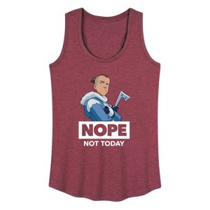 Women's - Avatar: The Last Airbender - Sokka Nope Graphic Racerback Tank - 1 of 4