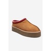 Avelia - Cognac Suede Genuine Leather Thick-Soled Winter Slipper (Women) | Forever & Always Shoes - 3 of 4