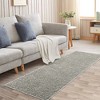 Solid Shaggy Rug Modern Indoor Carpet Fluffy Plush Rug Shag Area Rug Home Decor - 2 of 4