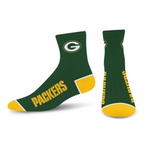 NFL Green Bay Packers Around the Bend Quarter Socks - 1 of 3