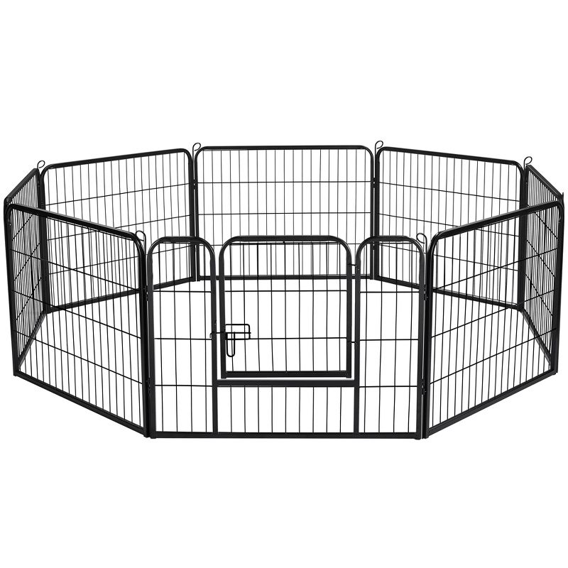 Yaheetech 8-Panel Metal Dog Playpen Fence for Outdoor Indoor, 1 of 10