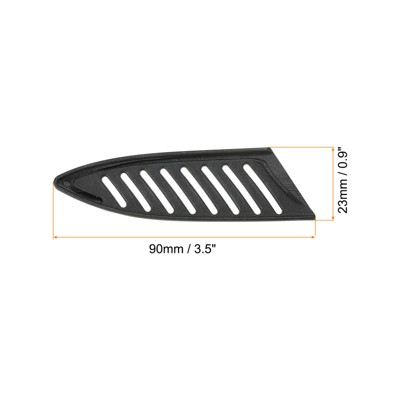Unique Bargains Plastic Wear-Resistant Kitchen Scratch Resistant Knife Sheath 2 Pcs 2 Pcs 3.5" — фото 2