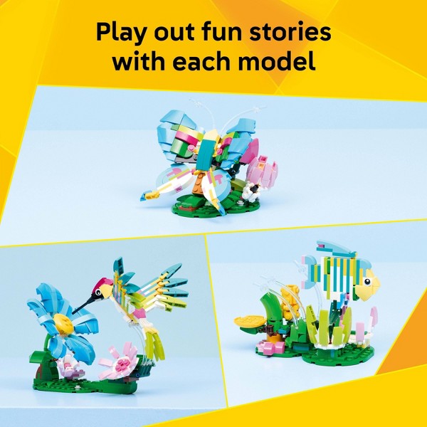 LEGO Creator 3 en 1 Animales Salvajes: Colibrí Colorido 31384 3