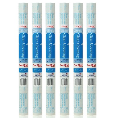 Contact Adhesive Rolls 18 x 108 Clear Pack Of 6 - Office Depot