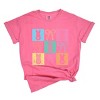Simply Sage Market Checkered Bunny Coquette Distressed Garment Dyed Tee - 2 of 4