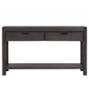 PAGED Wood Console Table with 2 Drawers & Shelf, Entryway Table with Storage, Entryway Sofa Side Table for Living Room - 3 of 4